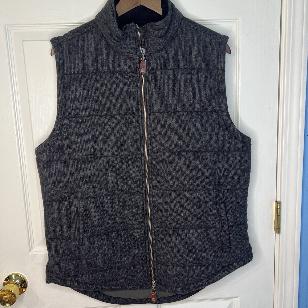 Mountain Khakis Men's Archer Herringbone Vest Jackson Grey Men's Medium